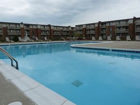 Indianapolis apartment for rent - Swimming Pool And Relaxing Area at Lawrence Landing, Indianapolis, 46226