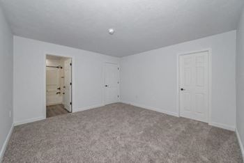 Carpeted bedroom