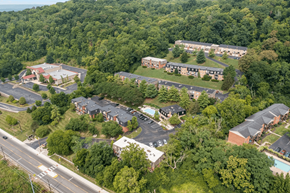 Cincinnati apartment for rent - Birds eye view of the residential area at Trails at Mariemont, Cincinnati