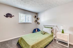 Cincinnati apartment for rent - Model Bedroom at The Apex, Cincinnati, Ohio
