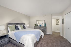 Beavercreek apartment for rent - Carpeted Bedroom at Enclave, Ohio, 45431