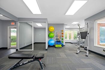Modern fitness center