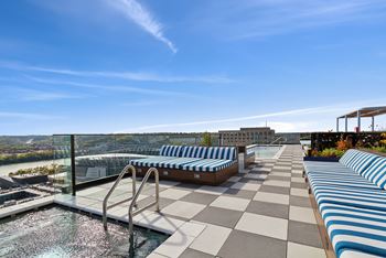 Soak away stress in the hot tub