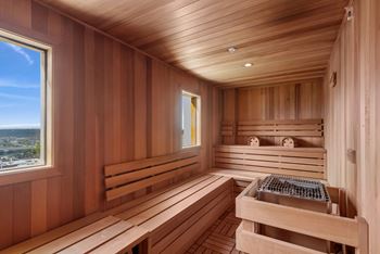 Sweat, detox, and unwind in the sauna