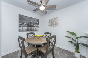 Cincinnati apartment for rent - Elegant Dining Area at Hilltop Apartments, Cincinnati, OH
