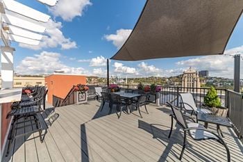 Sitting area in rooftop