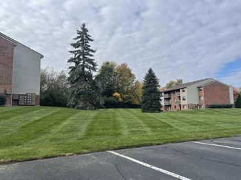 Lush landscaping