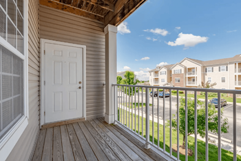 Large balcony