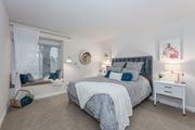 Cincinnati apartment for rent - Bedroom with cozy bed at Harpers Point Apartments, Cincinnati, Ohio
