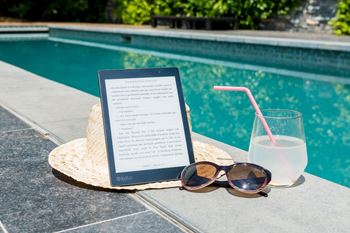 Accessories near a pool
