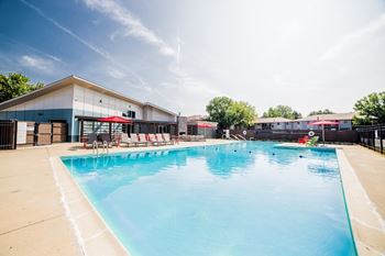 Large pool view
