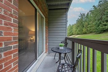 Spacious balcony