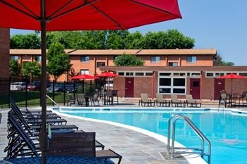 Our apartments have a large pool for residents to enjoy