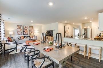 Salisbury apartment for rent - a living room and dining room with a table