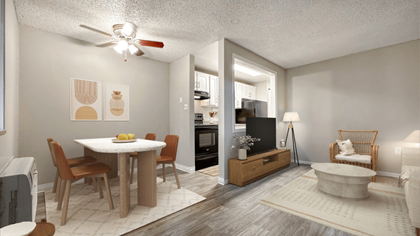 Westminster apartment for rent - Living and Dining