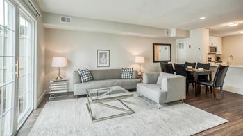 Decorated living room