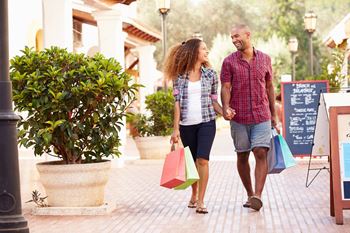 Couple shopping