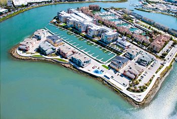 Arial view of community