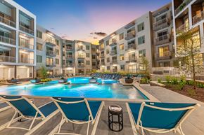 Plano apartment for rent - Resort style pool at Windsor Preston, 7950 Preston Road, Plano
