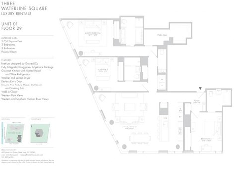 Floor plan for 3 beds, 3.5 baths, 2026 sqft