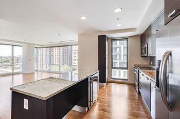 Modelhomes-spacious kitchen with pantry cabinet