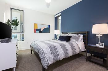 Apartment master bedroom