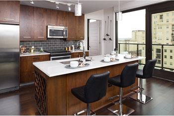 Modelhomes-gloss white, walnut and wenge cabinets available