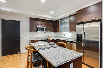 Modelhomes-stainless steel appliances