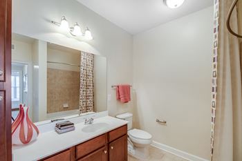 Tiled bathroom