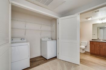 In home full size washer and dryer