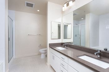 Modelhomes-dual vanities in select apartments