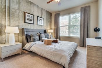 Modelhomes-urban feel with exposed concrete in select apartments