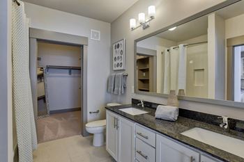 Modelhomes- double bathroom vanities