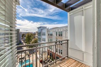 Large personal balcony