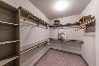 Modelhomes- extra-large walk-in closets
