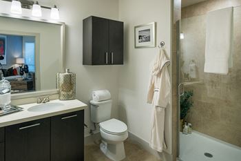 Spa-inspired bathroom