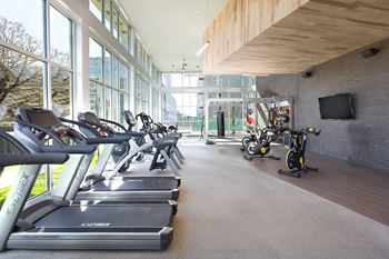 Amenities-fitness studio with cardio