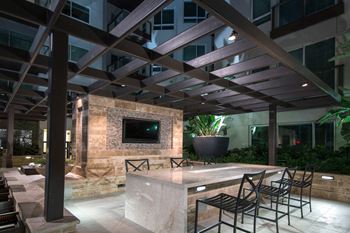 Amenities-outdoor lounge with grilling space