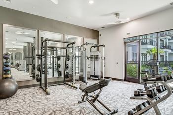 Amenities-fully equipped fitness center