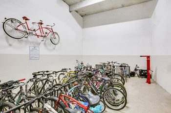 Amenities-ample bike storage