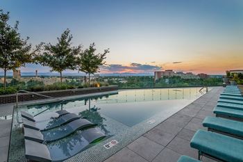 Amenities-invigorating infinity edge pool with stunning views