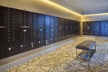 Amenities-indoor mail room