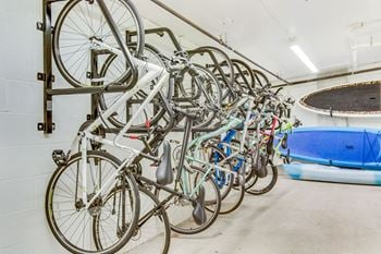 Covered bike storage