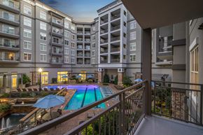 Atlanta apartment for rent - Serene Courtyard with Pool at Windsor  Brookhaven, Georgia, 30319
