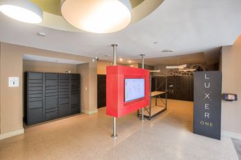 Amenities-24/7 package service with luxerone
