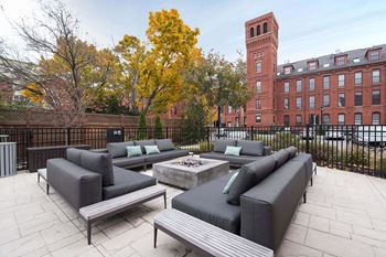 Fire pit and seating