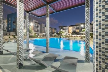 Pool and lounge chairs