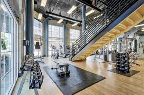 Oakland apartment for rent - Free Weights and Cardio Equipment at Allegro at Jack London Square Oakland, California