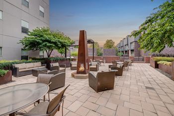 Amenities-outdoor lounge with fire pit