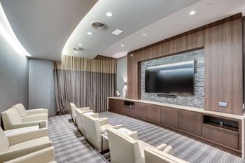Amenities- screening room with hdtv and surround-sound